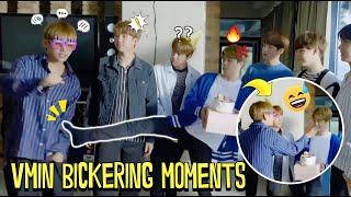 BTS Jimin and Taehyung Neverending Bickering  Tom & Jerry