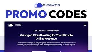 Cloudways Promo Codes - TOP 3 COUPONS 2024