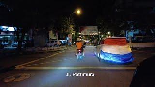 Kota Ambon. Pawai kemenangan Belanda GAGAL. Penjagaan ketat. Belanda vs Ekuador 26 Nov 2022.