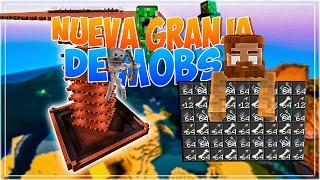 NUEVA Granja de Mobs - Tutorial Minecraft 1.21 y anteriores hasta la 1.13