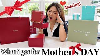 What I got for MOTHERS DAY 2024  CARTIER VCA TIFFANY & MORE GIFTS UNBOXING  Prices   CHARIS