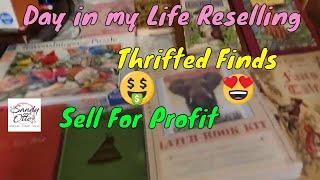 Thrifted Finds to Sell for Profit  Live YouTube Sales  Full-time Resellers Journey