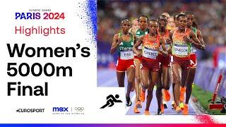 THRILLING FINISH   Womens 5000m Final Highlights  #Paris2024 #Olympics