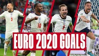 Kane Sterling Shaw Henderson  Every England Goal From Euro 2020  England