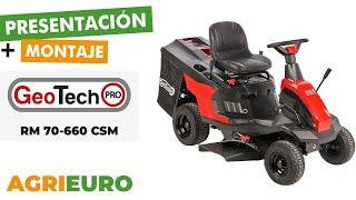 Presentación y montaje GeoTech-Pro RM 75-660 CSM - Tractor cortacésped mini-rider