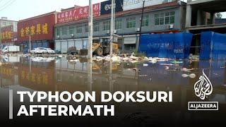 Typhoon Doksuri aftermath China’s Hebei province still reeling