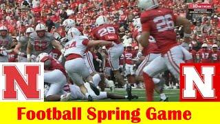 Team Red vs Team White 2024 Nebraska Football Spring Game