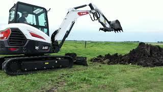 Bobcat E60 R2-Series Compact Mini Excavator Model Walk-Around