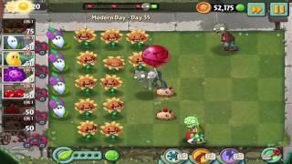 Plants vs Zombies 2 Modern Day - Day 35 Walkthrough