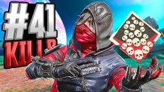 INSANE Wraith 41 KILLS and 7400 Damage in TWO Games Apex Legends Gameplay