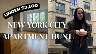 NYC APARTMENT HUNT 2023  Apartment Tours w Prices & TIPS *All under $3100