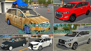 5 Mod Bussid Mobil Toyota Innova - Bus Simulator Indonesia