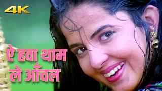 Ae Hawa Aake Tham Le Aanchal Video Song  Anuradha Paudwal  Yaad Rakhegi Duniya