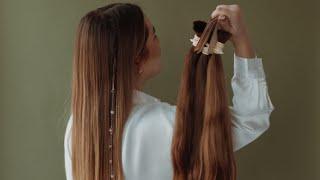 Урок номер 6  Как затемнить корень на волосах для наращивания .