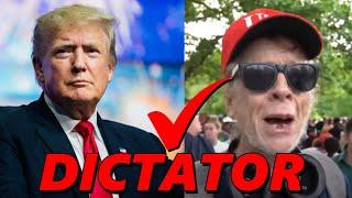 Trump Fan TOTALLY FINE With Dictator Trump