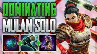 ABSOLUTELY SLAMMING WITH TANK MULAN Mulan Solo Gameplay SMITE Conquest