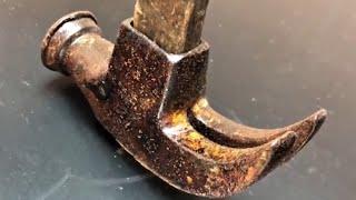 Vintage Rusty Hammer Restoration