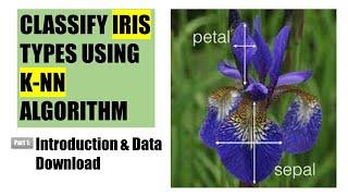 Classifying Iris types using KNN machine learning algorithm Part 1 Introduction and  Data Download