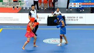 SJM 10th Asian Wushu Championships 2024 . Women s 62 kg semifinal. IND  vs   VIE 