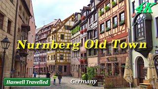 Nurnberg Old Town Nuremberg Germany Travel 4K Video