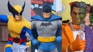 New Mezco Toyz Wolverine & Batman Two Face action figures reissues available at entertainment earth