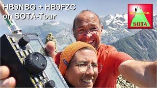 SOTA in the Swiss Alps – With HB9NBG+HB9FZC