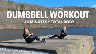 Total Body Dumbbell Workout #4 24 MIN