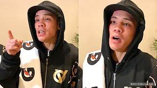 OSCAR VALDEZ MESSAGE TO HATERS & DOUBTERS WHO SAID HE WOULD GET KNOCKED OUT “I PROVED YOU WRONG”