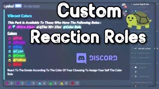 Discord Reaction Roles Setup Using Discohook And CarlBot For Discord Servers Easy Tutorial