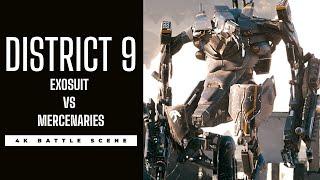 DISTRICT 9  EXOSUIT vs MERCENARIES  4K