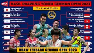 Hasil Drawing German Open 2023 7 – 12 Maret 2023  Yonex German Open 2023 Badminton Draw R32