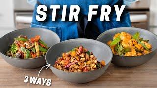 3 Quick & Easy No-Wok Stir Fry Recipes  WEEKNIGHTING