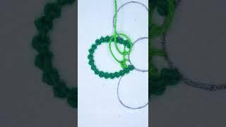  Elegant flower embroidery tutorial #shorts #embroidery #viral #satisfying #cute #trending #diy