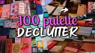 500+ EYESHADOW PALETTE DECLUTTER...It was time...