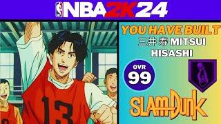 KLAY THOMPSON BUILD???  NBA 2K24 MITSUI BUILD  SLAM DUNK ANIME IN NBA 2K24