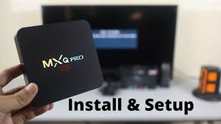 MXQ Pro Android TV Box  How to Install and Setup with Samsung TV