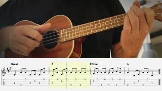 Puff The Magic Dragon  Fingerstyle Ukulele  Travis Picking  @neuhaus.fm  