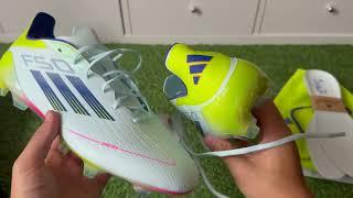 Adidas F50 Elite FG Boots Review - On Feet & Unboxing ASMR 4K