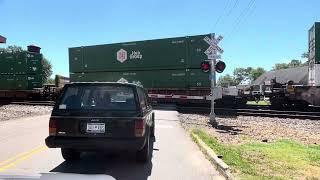 Partial SB Norfolk Southern intramodal E. Main St. Seneca SC 1103 Wed 10 July 2024 73° ￼88%