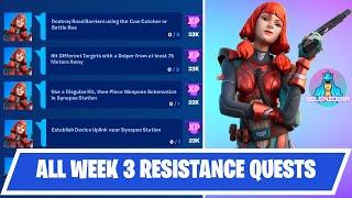 Fortnite All Week 3 Resistance Quests Guide  Fortnite Chapter 3 Season 2