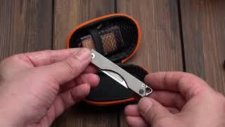 KeyUnity KK01 Titanium Folding Knife Utility EDC Pocket Knife with #24