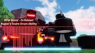 Tower Blitz Buglers Snare DrumDirect Power Ability  APM Music - Drilldown