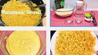 Homemade Boondi Recipe  Besan Ki Boondi For Dahi Boondi Chaat  Urdu Hindi  CWDS