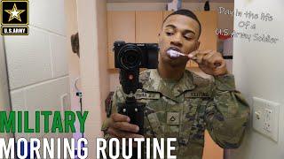 Military Morning Routine  Day in the Life of a Army Soldier