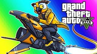 GTA5 Online Funny Moments - The New Oppressor Mk2 and Other Gadgets