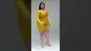 Latest Plus Size Fashion Dress for Curvy Women