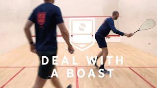 Squash Tips & Tricks - How to return a boast