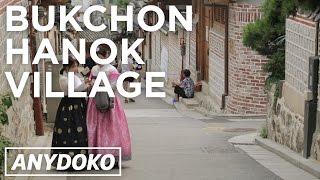 The Traditional Bukchon Hanok Korean Village in the Middle of Seoul