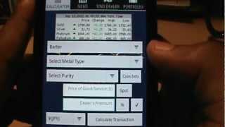 Gold and Silver Coin Calculator Lite Demo