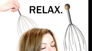 Virtual Head Massage Wear Headphones